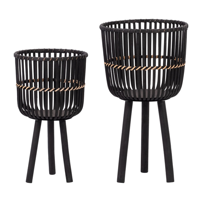 s-2-bamboo-footed-planters-10-12-black-2