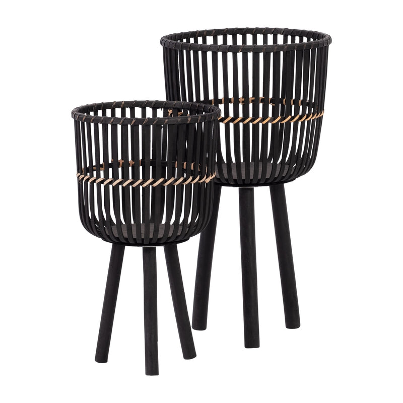 s-2-bamboo-footed-planters-10-12-black-3