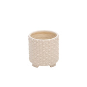 s-2-ceramic-6-8-footed-planters-w-dots-white-3
