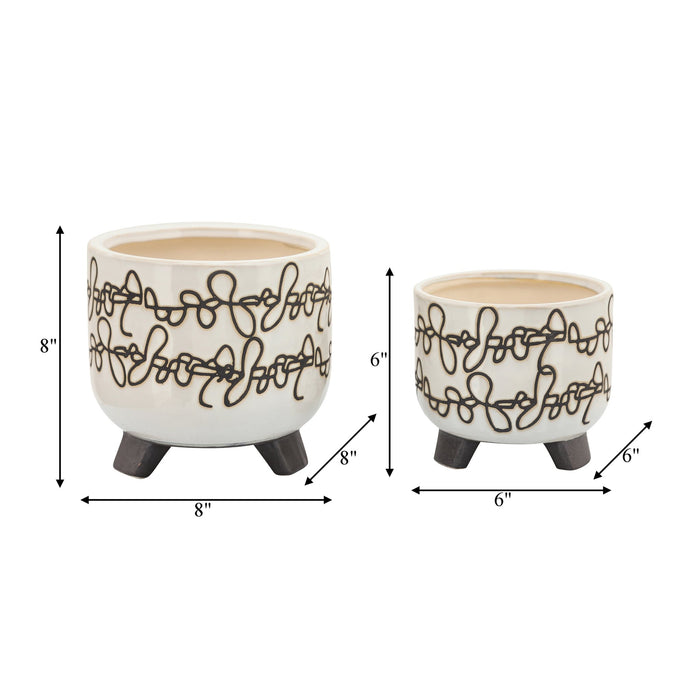 s-2-ceramic-6-8-scribble-footed-planter-beige-7