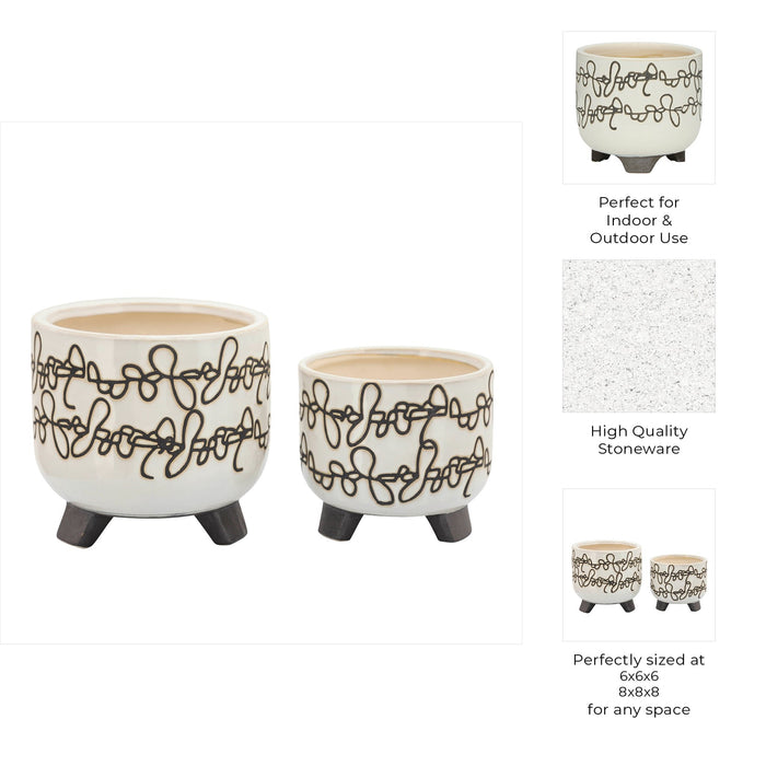 s-2-ceramic-6-8-scribble-footed-planter-beige-8