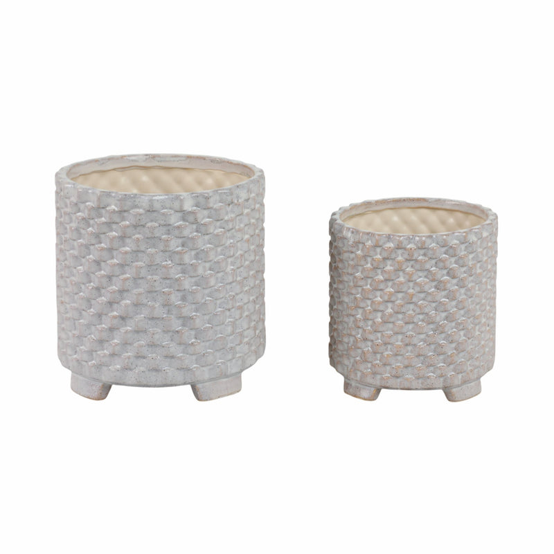 s-2-ceramic-6-8-textured-footed-planter-white-3