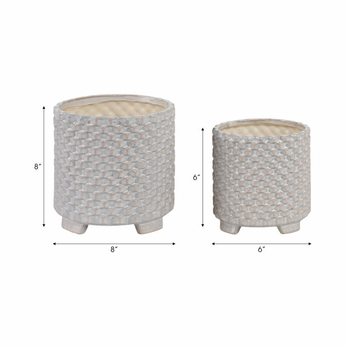 s-2-ceramic-6-8-textured-footed-planter-white-9