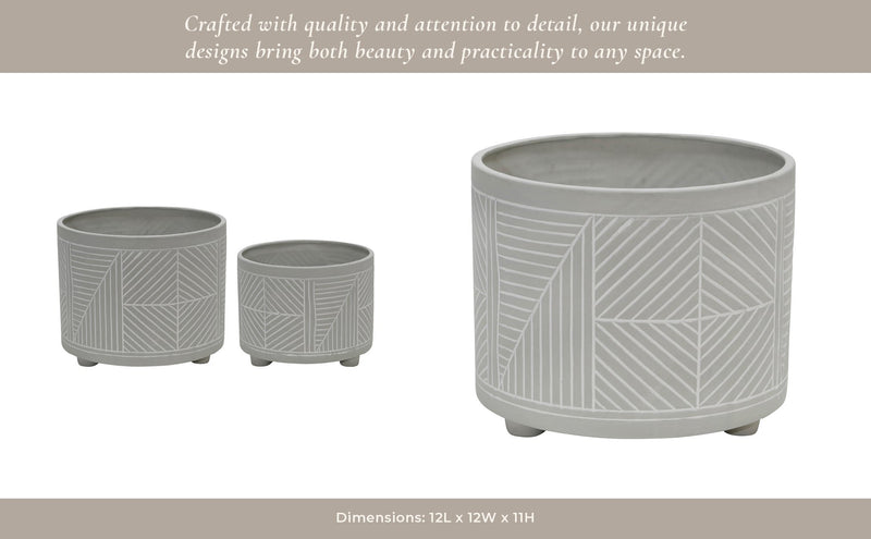 s-2-ceramic-diamond-footed-planter-10-12-gray-11