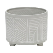 s-2-ceramic-diamond-footed-planter-10-12-gray-3
