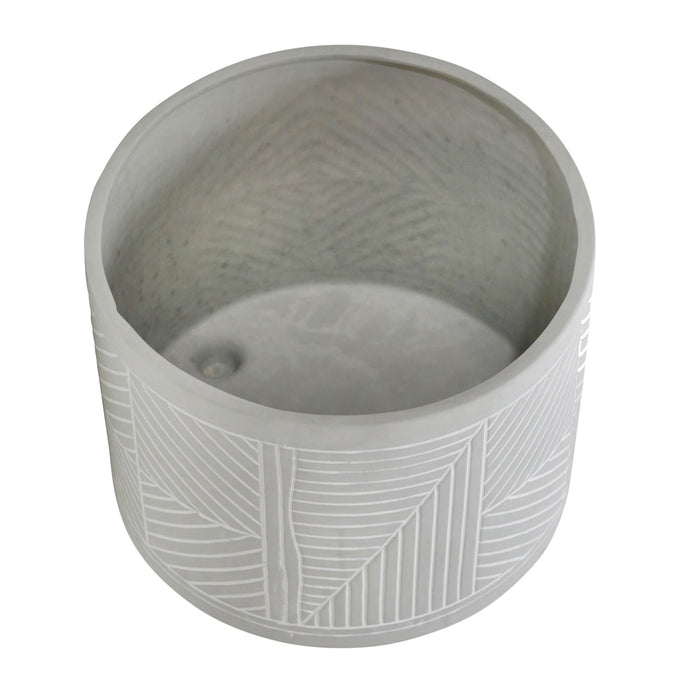 s-2-ceramic-diamond-footed-planter-10-12-gray-4