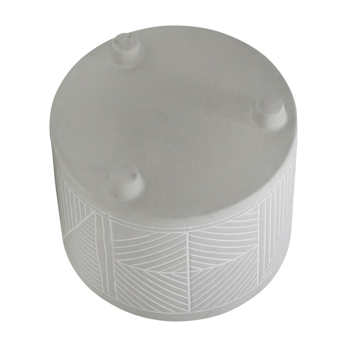 s-2-ceramic-diamond-footed-planter-10-12-gray-5