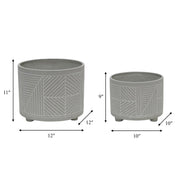 s-2-ceramic-diamond-footed-planter-10-12-gray-6