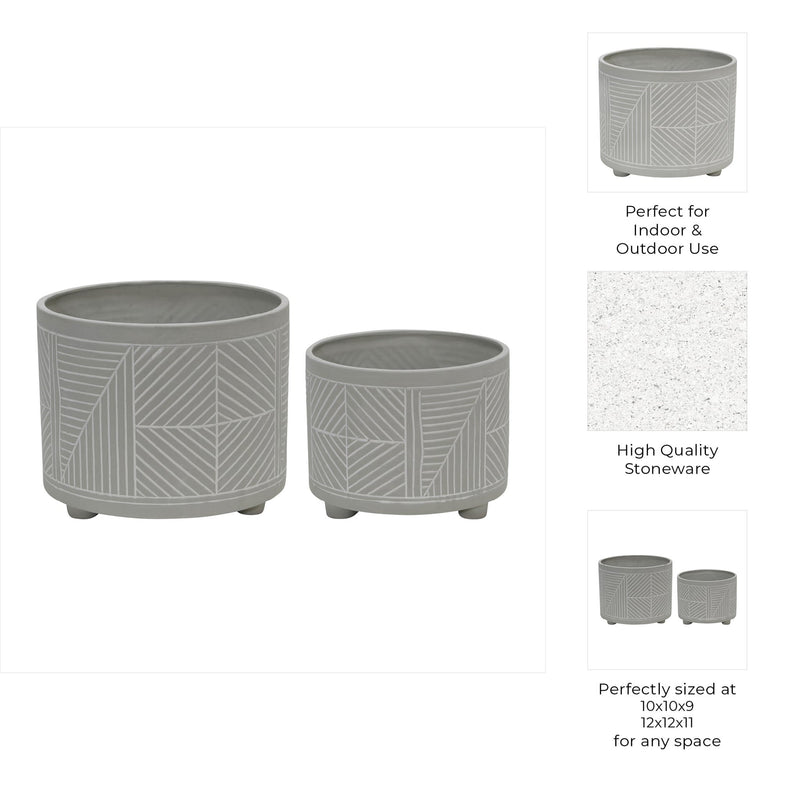 s-2-ceramic-diamond-footed-planter-10-12-gray-7