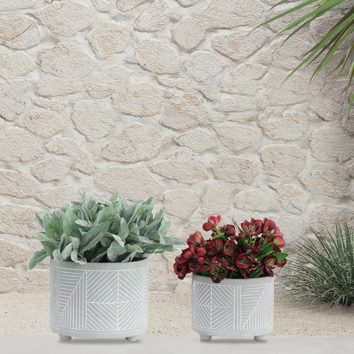 s-2-ceramic-diamond-footed-planter-10-12-gray-8