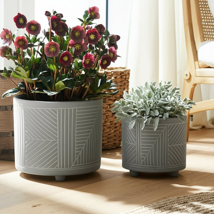 s-2-ceramic-diamond-footed-planter-10-12-gray-9
