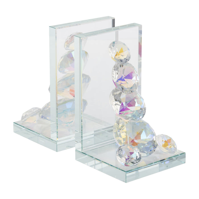 s-2-crystal-diamond-bookends-rainbow-1