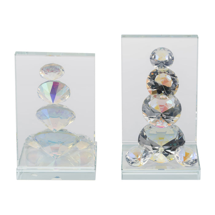s-2-crystal-diamond-bookends-rainbow-4