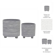 s-2-footed-planter-w-lines-6-8-gray-3