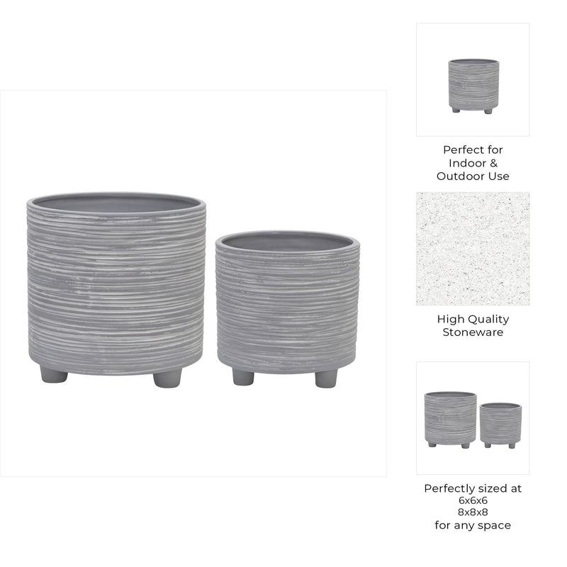 s-2-footed-planter-w-lines-6-8-gray-3
