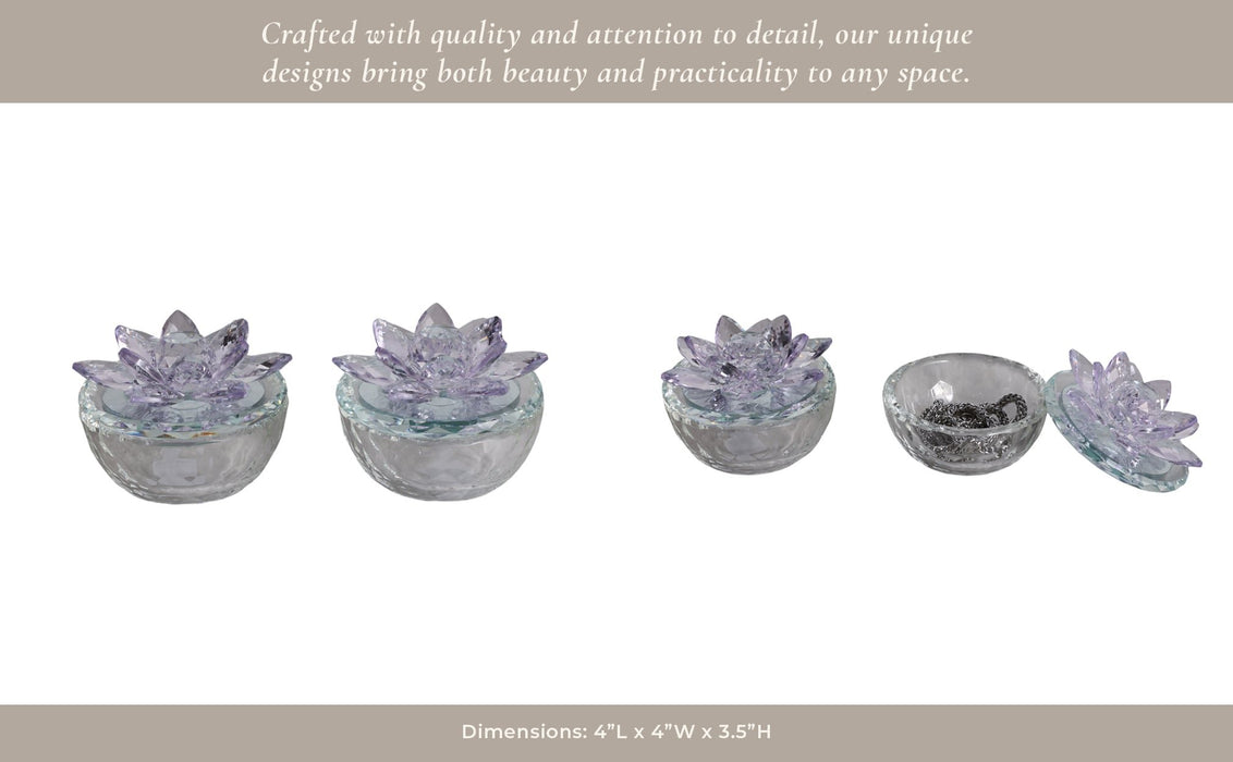s-2-glass-trinket-box-clear-w-purple-lotus-top-8