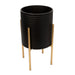 s-2-honeycomb-planter-on-metalstand-black-gld-4