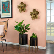 s-2-honeycomb-planter-on-metalstand-black-gld-7