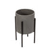 s-2-honeycomb-planter-on-metalstand-gray-blk-3