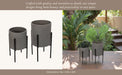 s-2-honeycomb-planter-on-metalstand-gray-blk-9