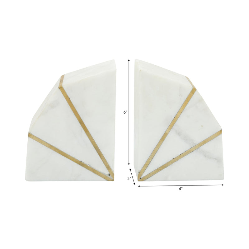 s-2-marble-5-h-accent-bookends-w-gold-inlays-wht-7