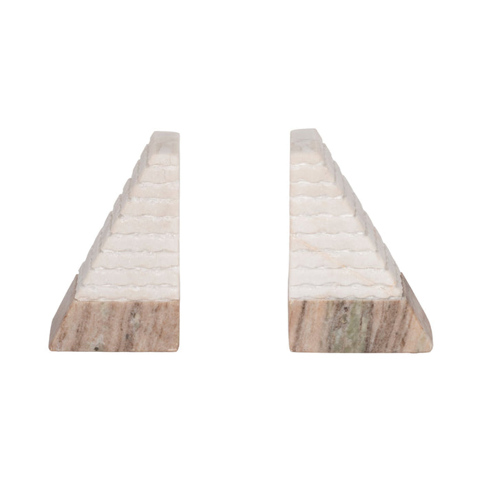 s-2-marble-6-h-pyramid-bookends-white-onyx-1