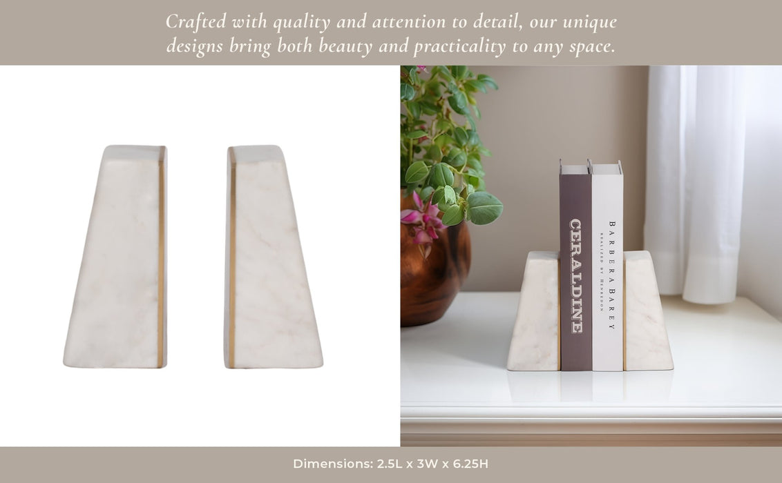 s-2-marble-6-h-slanted-bookends-w-gold-trim-white-10
