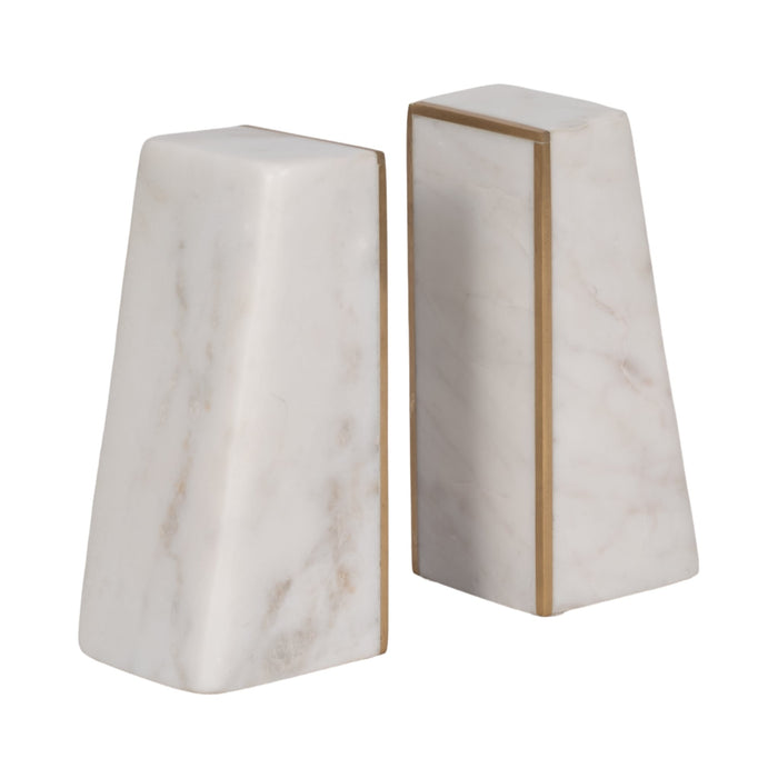 s-2-marble-6-h-slanted-bookends-w-gold-trim-white-3