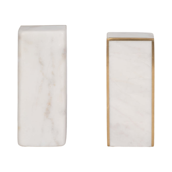 s-2-marble-6-h-slanted-bookends-w-gold-trim-white-4