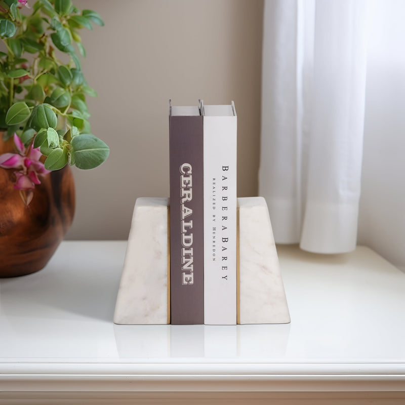s-2-marble-6-h-slanted-bookends-w-gold-trim-white-9