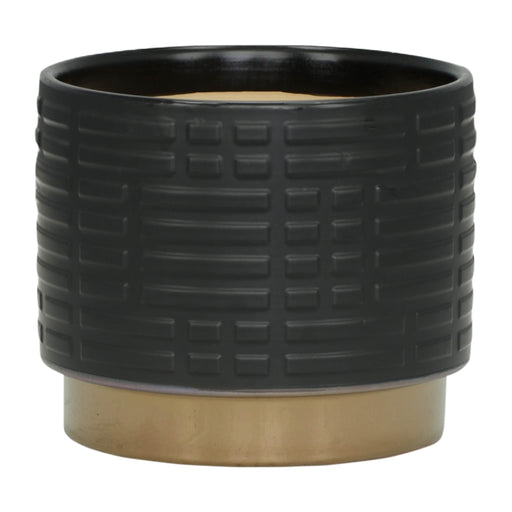 s-2-maze-metallic-planters-6-8-black-2