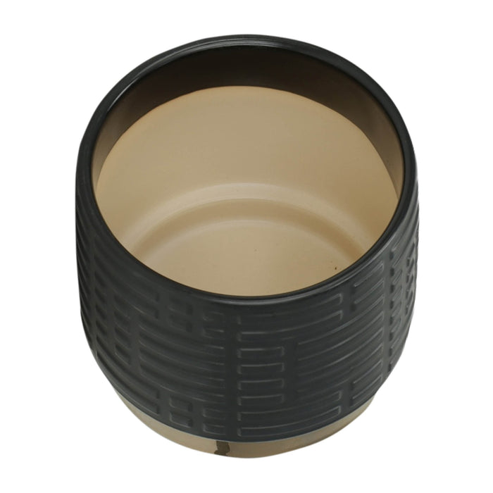 s-2-maze-metallic-planters-6-8-black-5