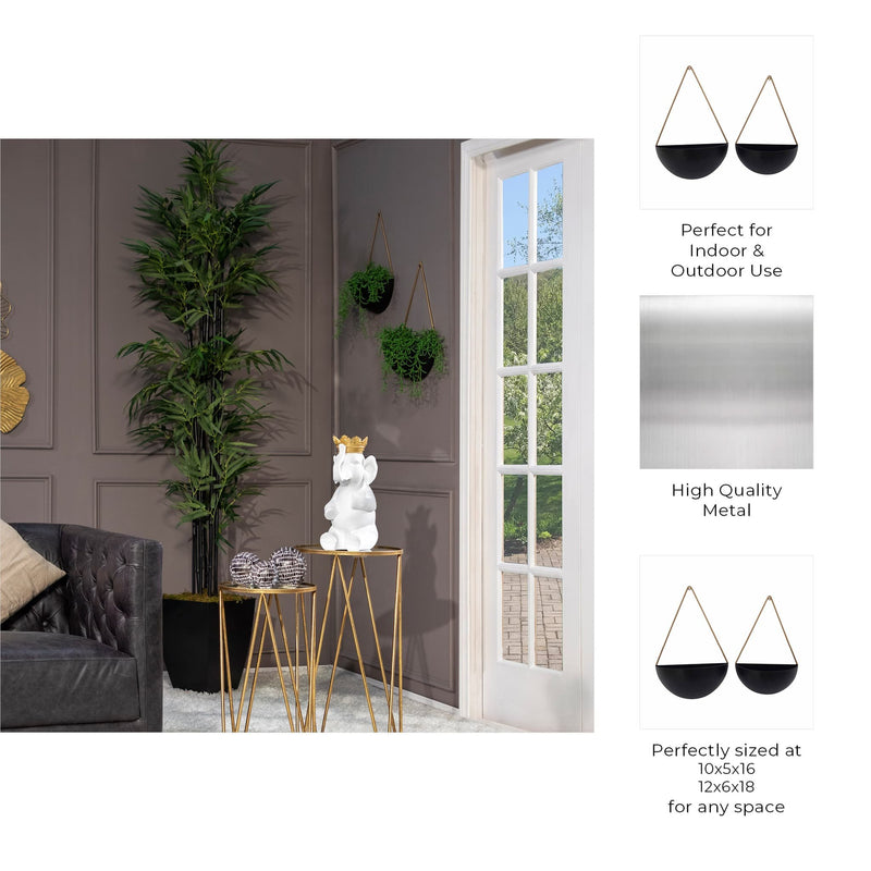 s-2-metal-half-moon-wall-planters-black-3