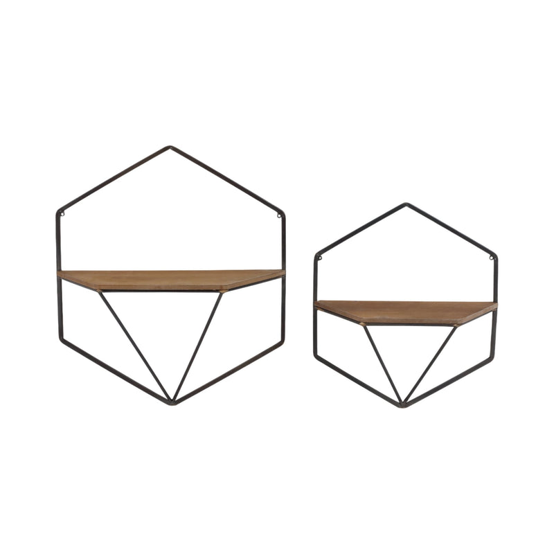 s-2-metal-wood-hexagon-wall-shelves-brown-1