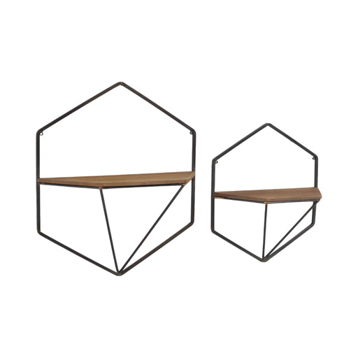 s-2-metal-wood-hexagon-wall-shelves-brown-2