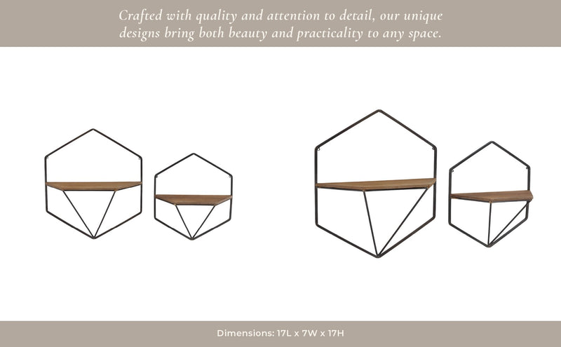 s-2-metal-wood-hexagon-wall-shelves-brown-9