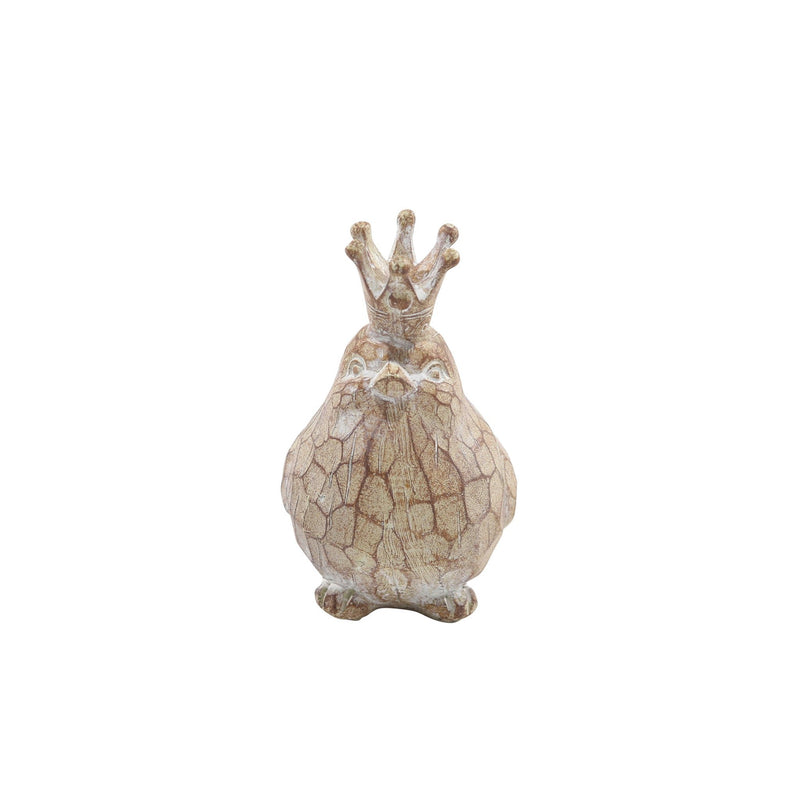 s-2-resin-birds-w-crowns-brown-2