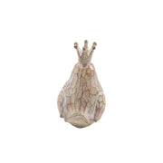 s-2-resin-birds-w-crowns-brown-4