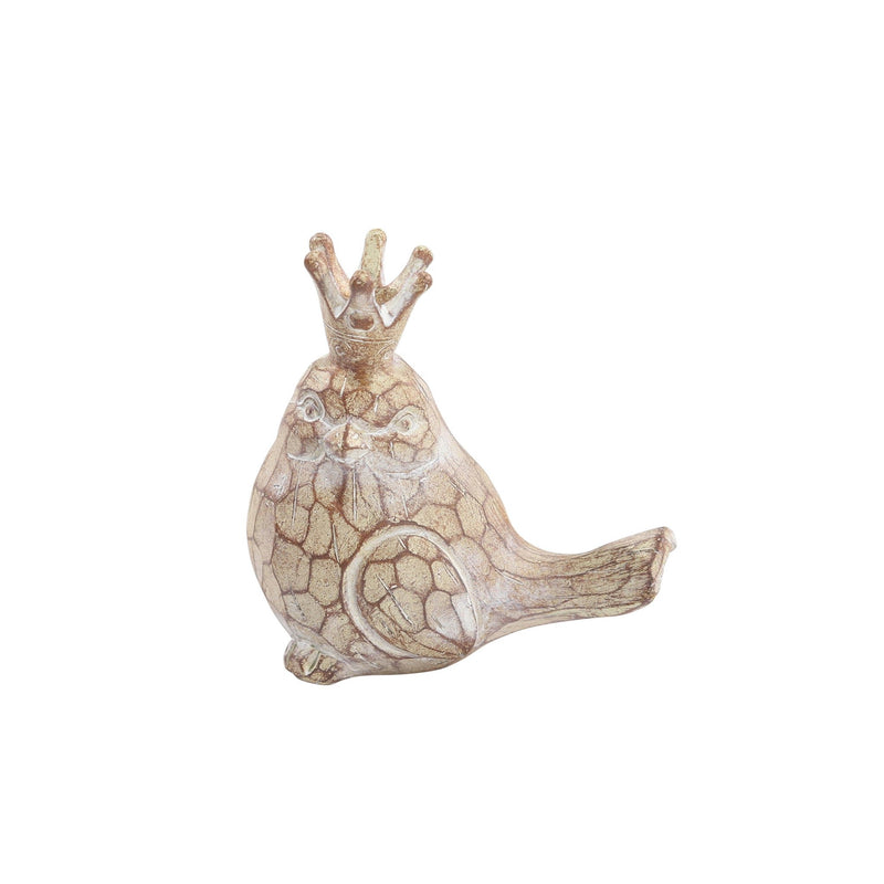 s-2-resin-birds-w-crowns-brown-6