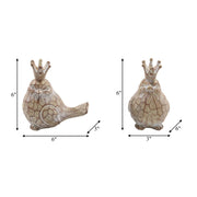 s-2-resin-birds-w-crowns-brown-7