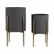 s-2-ridges-planter-on-metal-stand-gray-gld-3