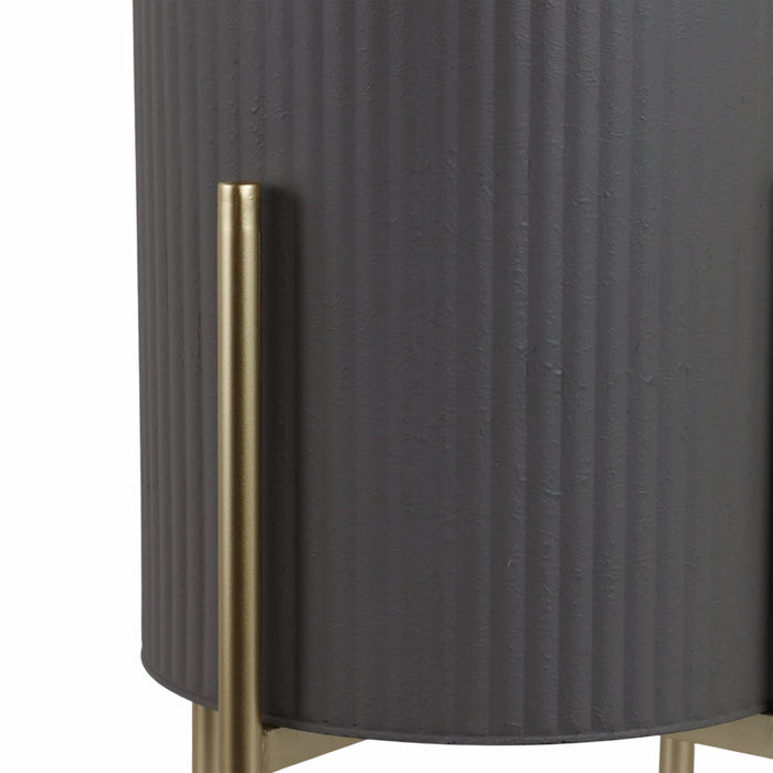 s-2-ridges-planter-on-metal-stand-gray-gld-6