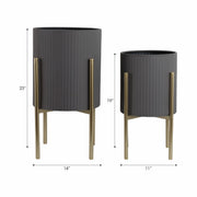 s-2-ridges-planter-on-metal-stand-gray-gld-8