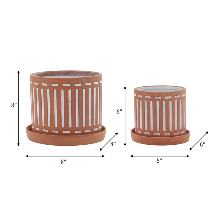 s-2-terracotta-planters-w-saucer-6-8-orange-2