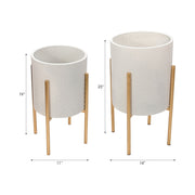s-2-textured-planter-on-metal-stand-white-gold-5
