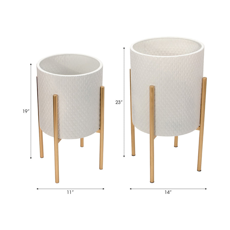 s-2-textured-planter-on-metal-stand-white-gold-5