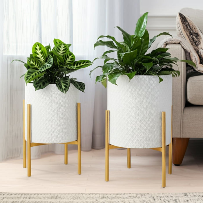 s-2-textured-planter-on-metal-stand-white-gold-8