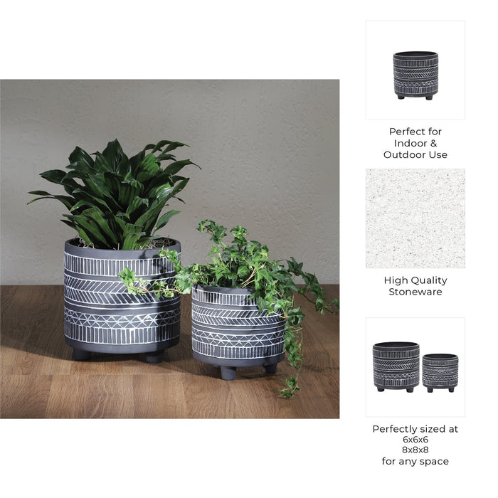 s-2-tribal-look-footed-planter-6-8-black-4