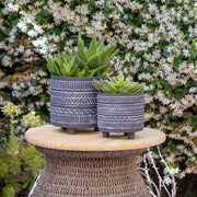 s-2-tribal-look-footed-planter-6-8-black-5
