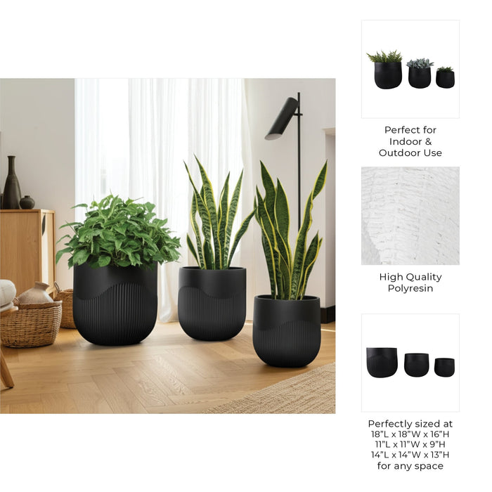 s-3-11-14-18-resin-planters-with-wavy-ribbing-bl-9